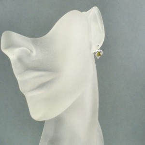 amber earrings 227a